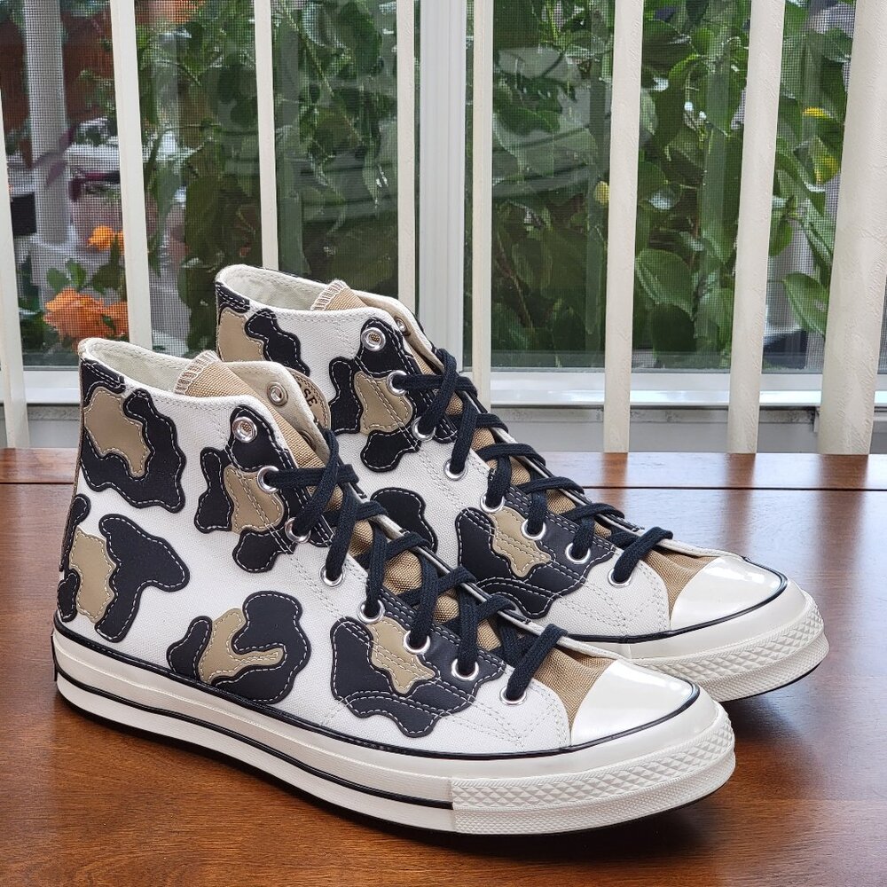 Converse Men's Chuck 70 Hi Hacked Archive 168904C Egret/Khaki Size 11